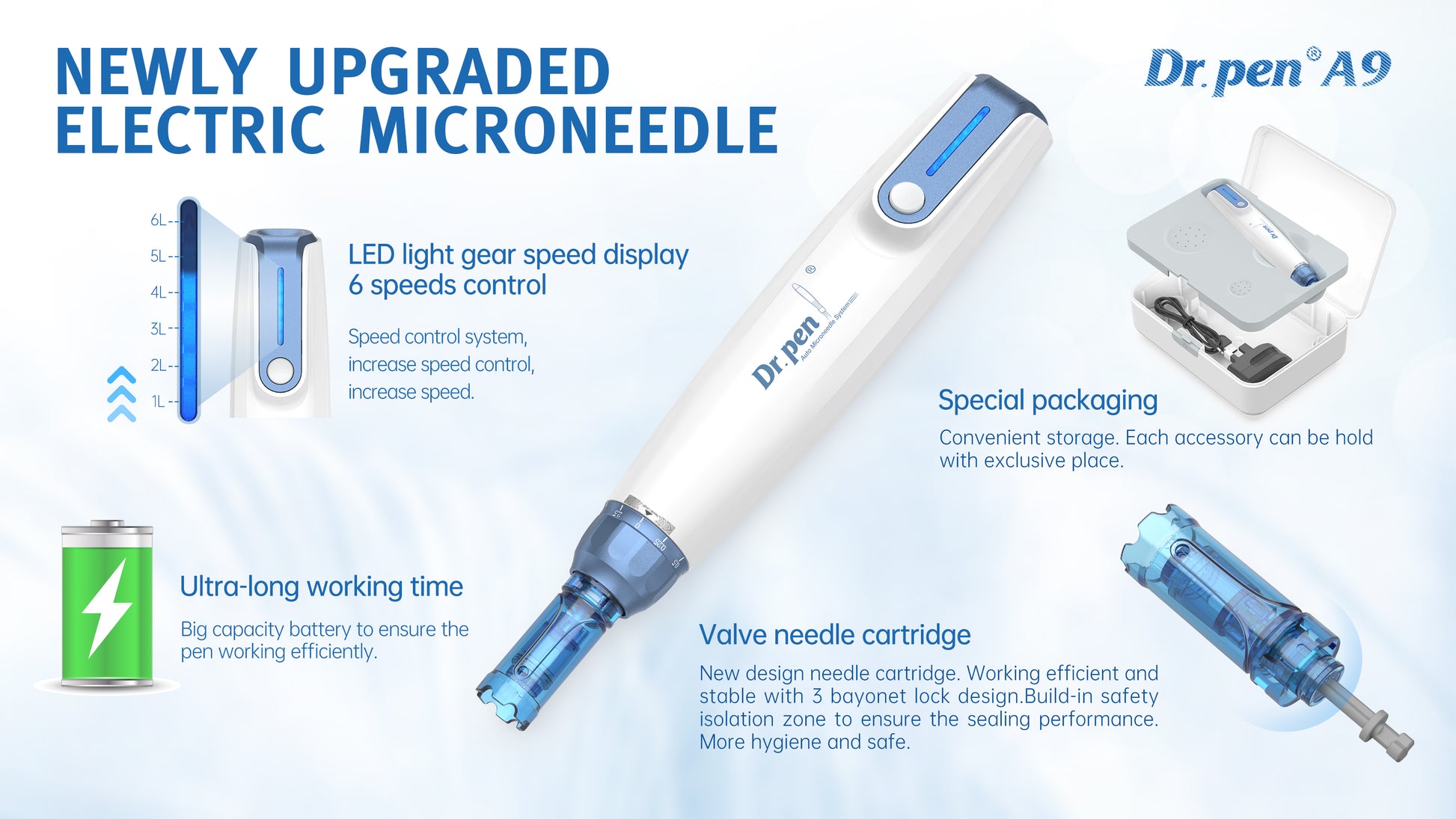 Dr. Pen  A9  Ultima wireless Microneedling  DermaPen